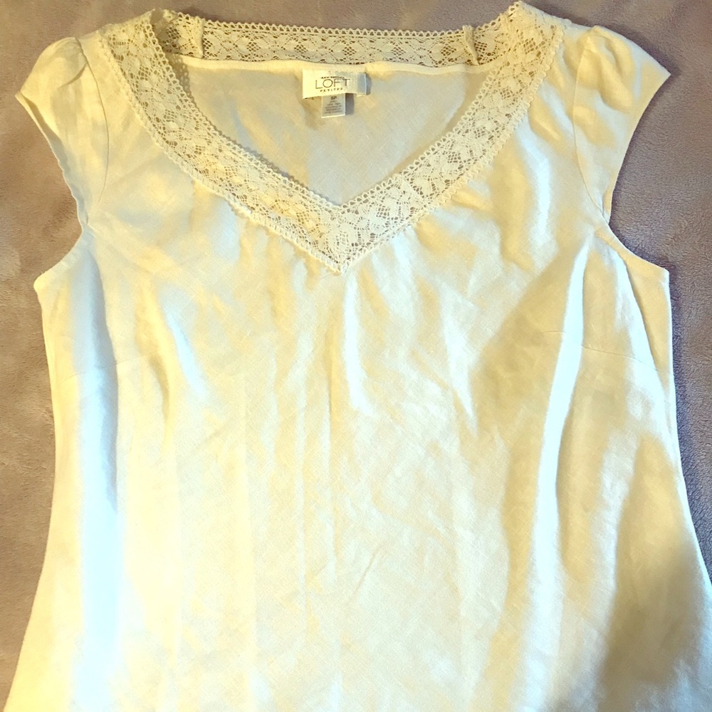 LOFT white shirt